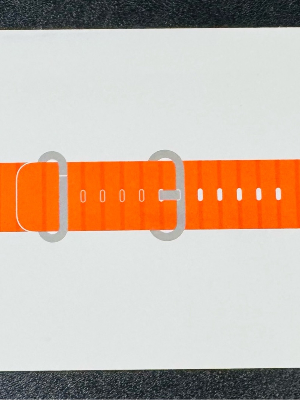 Apple Orange Silicone Sport Band